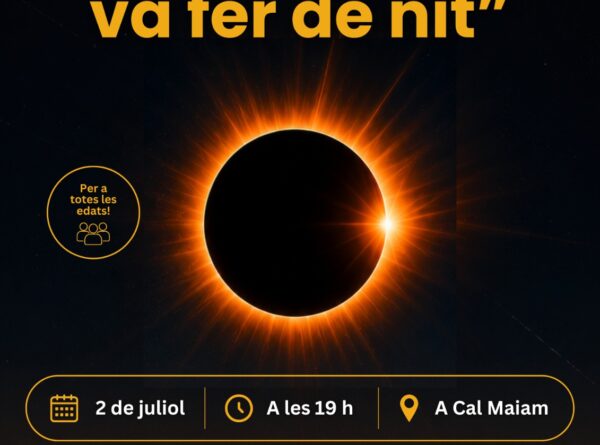 Conferència "El dia que es va fer de nit"
