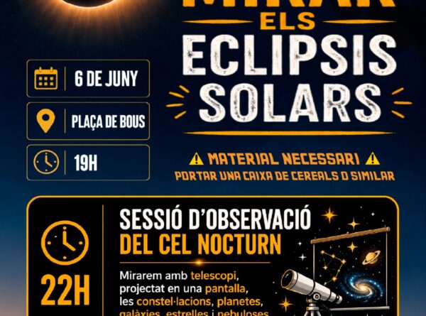 Sessió d'observació del cel nocturn